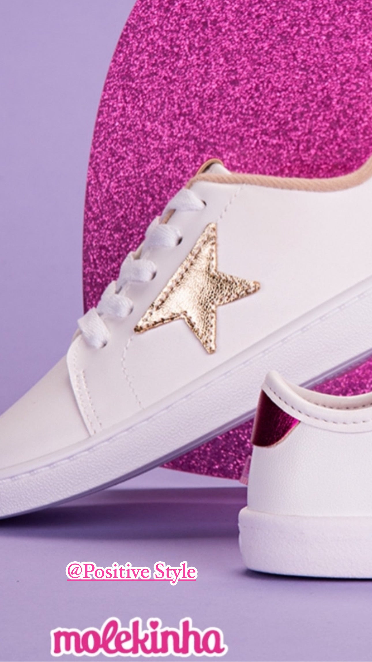 💕Tennis💕with star🌟for girls 👧🏻 from the Molekinha line💕