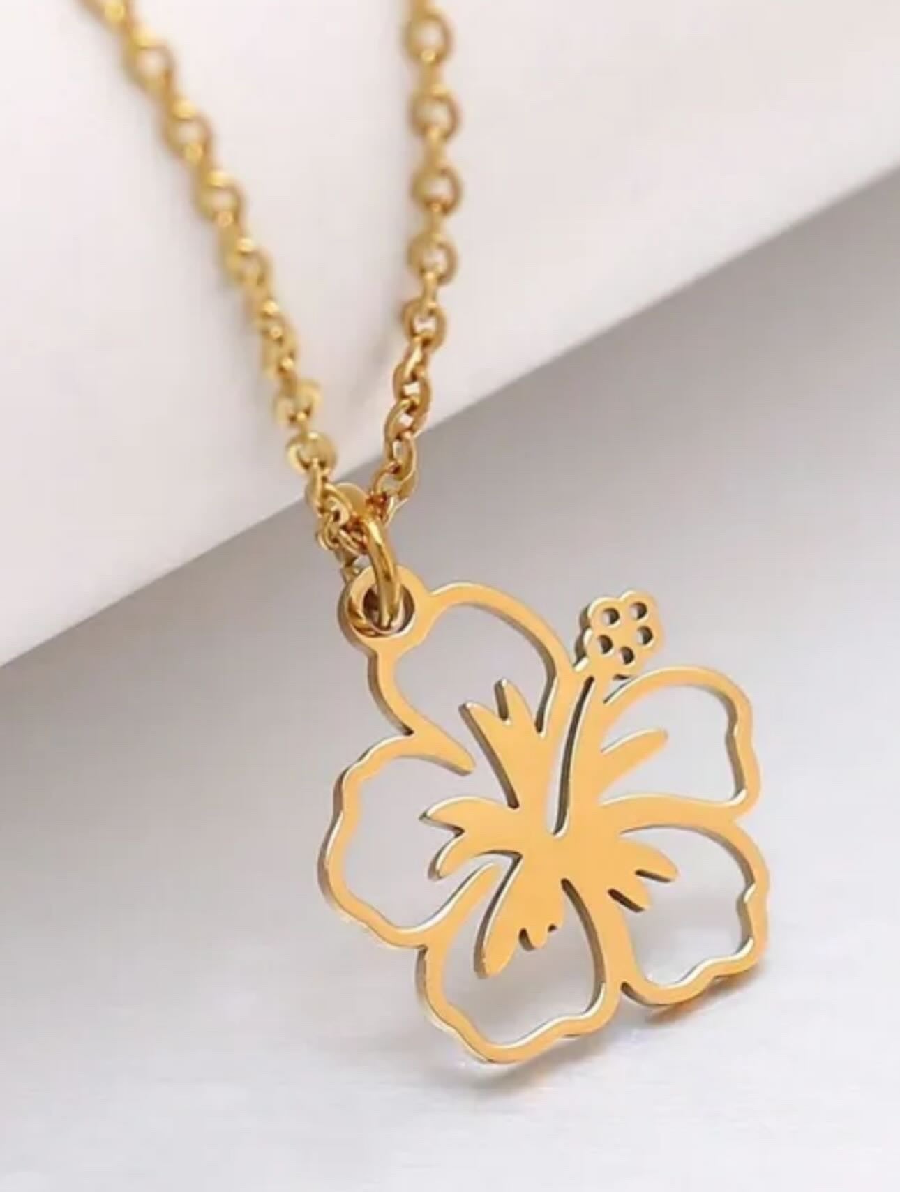 🌺Cadena con diseño Flor de Maga🌺