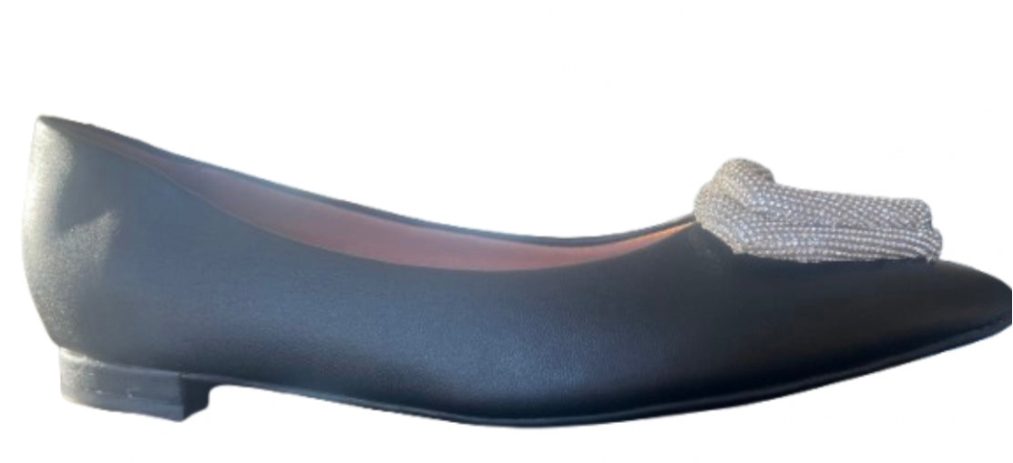 ✨VIZZANO Flat Shoes with Black Heart Style, With Heart Design✨