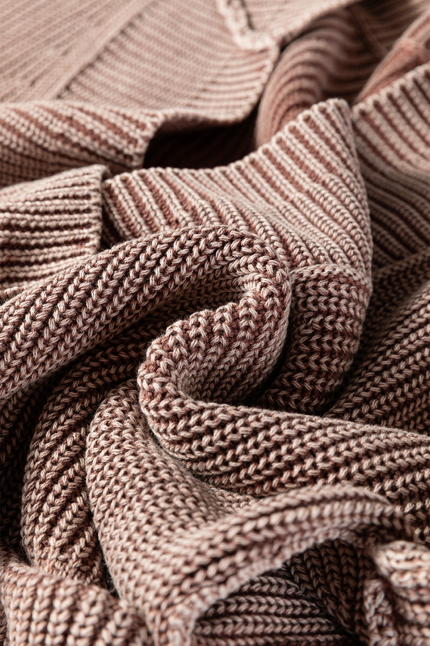 Evergreen Mineral Wash Exposed Seam Patchwork Knit Cardigan🩵