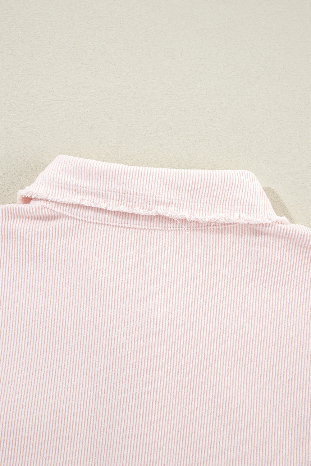 Delicacy Corduroy Two Tone Contrast Exposed Seam Shacket🌸