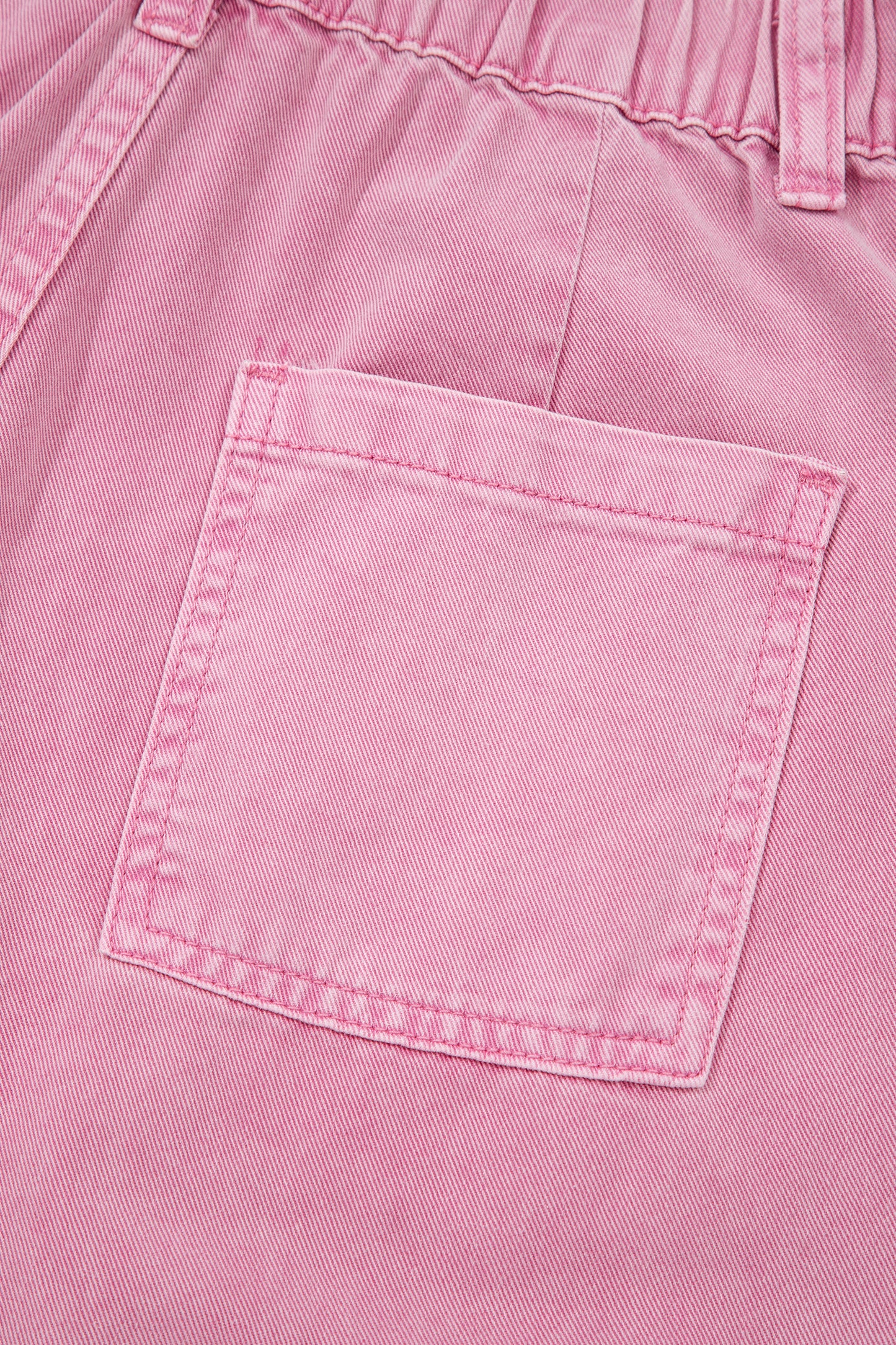 Pink Beaded Side Detail Split Loose Jeans🌸