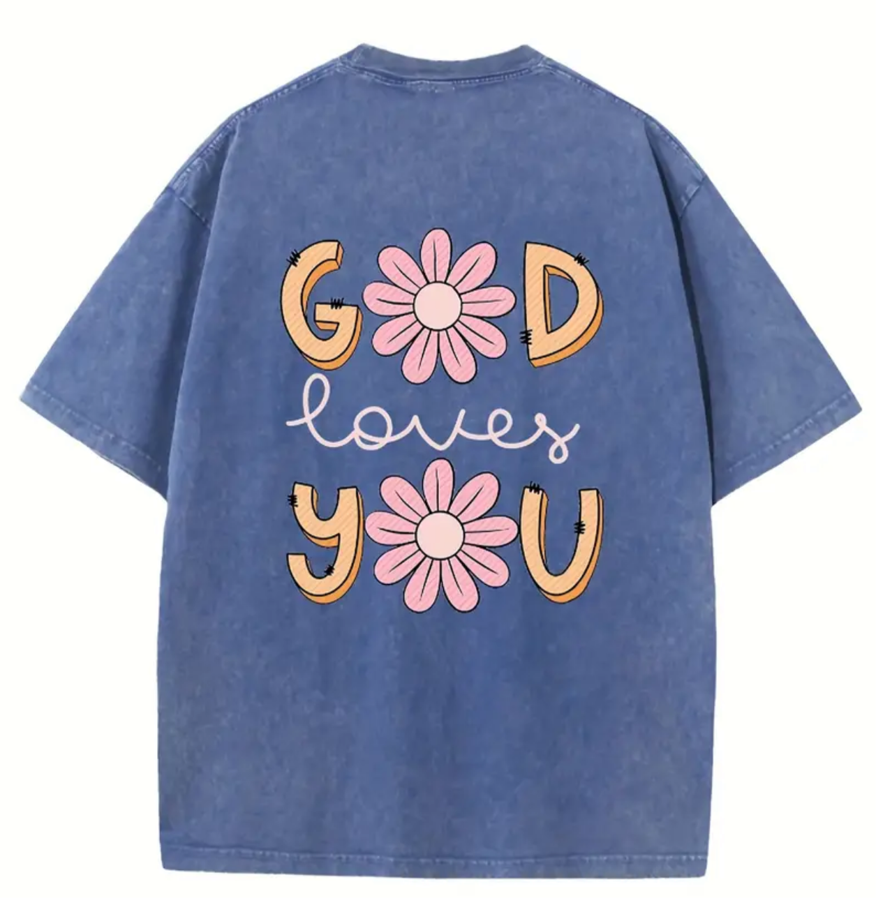 Blusas Coloridas Con Mensaje Positivo de Dios, Ideal Para llevar en Temporadas de Primavera🌸, Cuaresma✝️, Verano☀️