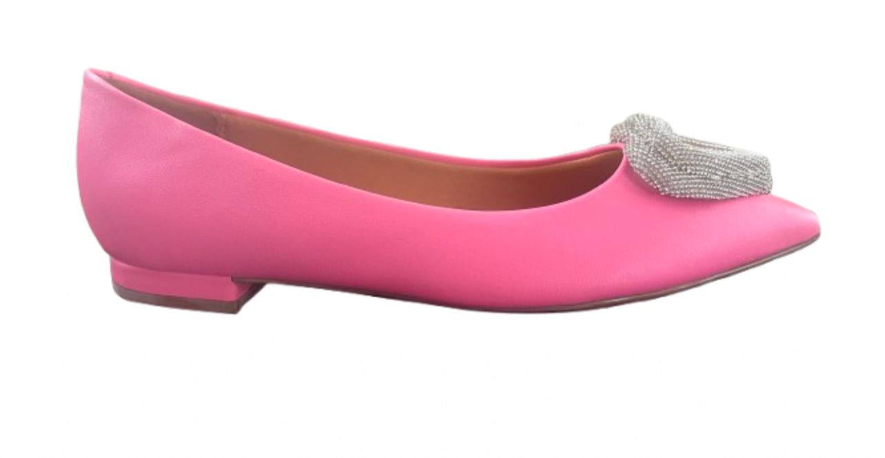 VIZZANO flat shoes pink with heart style💕