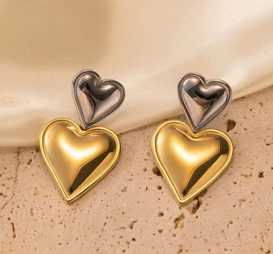 ✨Heart Design Pendings in Stainless Steel Material✨