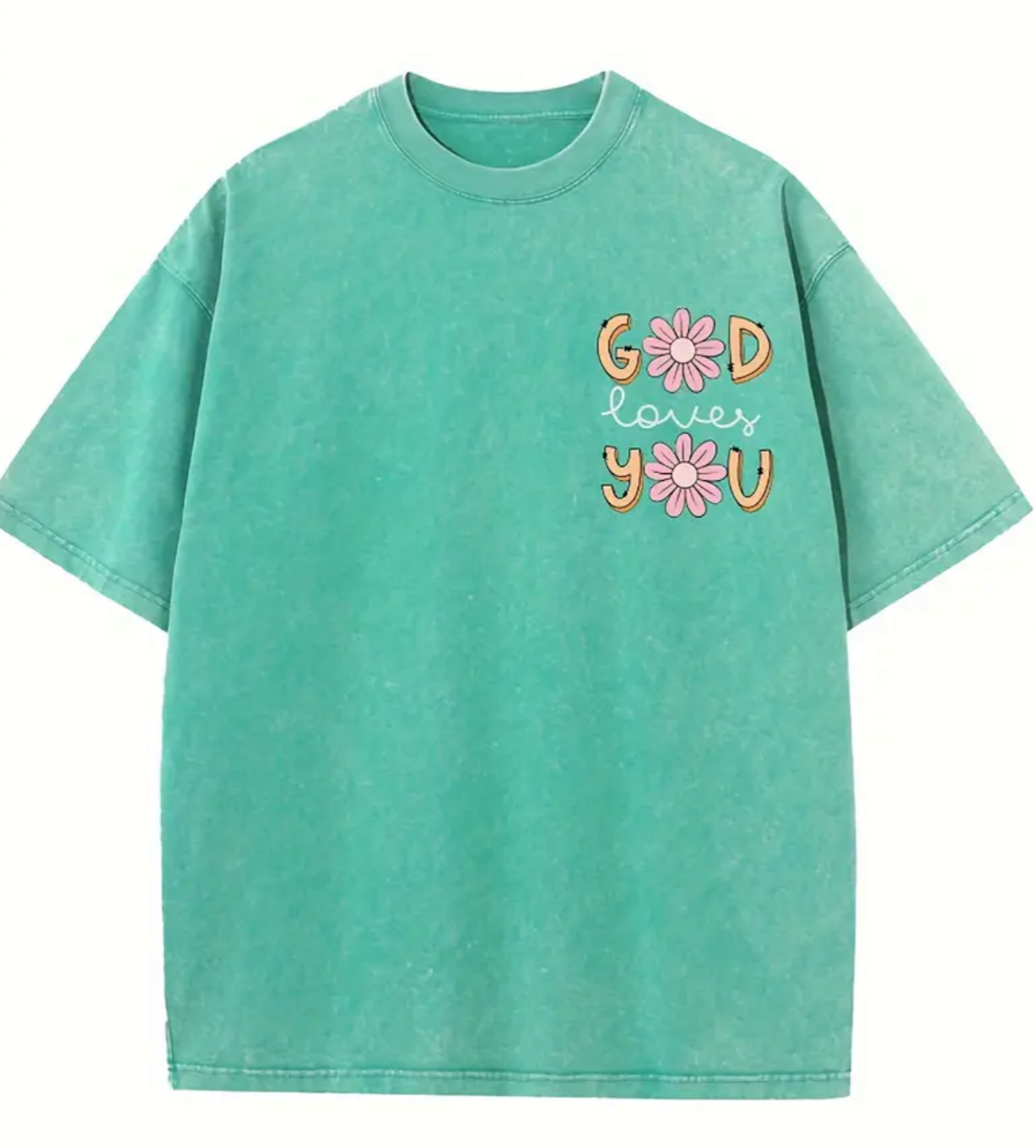 Blusas Coloridas Con Mensaje Positivo de Dios, Ideal Para llevar en Temporadas de Primavera🌸, Cuaresma✝️, Verano☀️