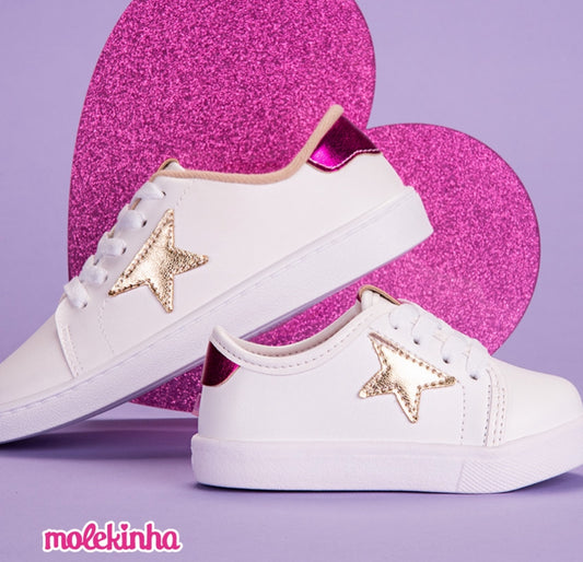 💕Tennis💕with star🌟for girls 👧🏻 from the Molekinha line💕