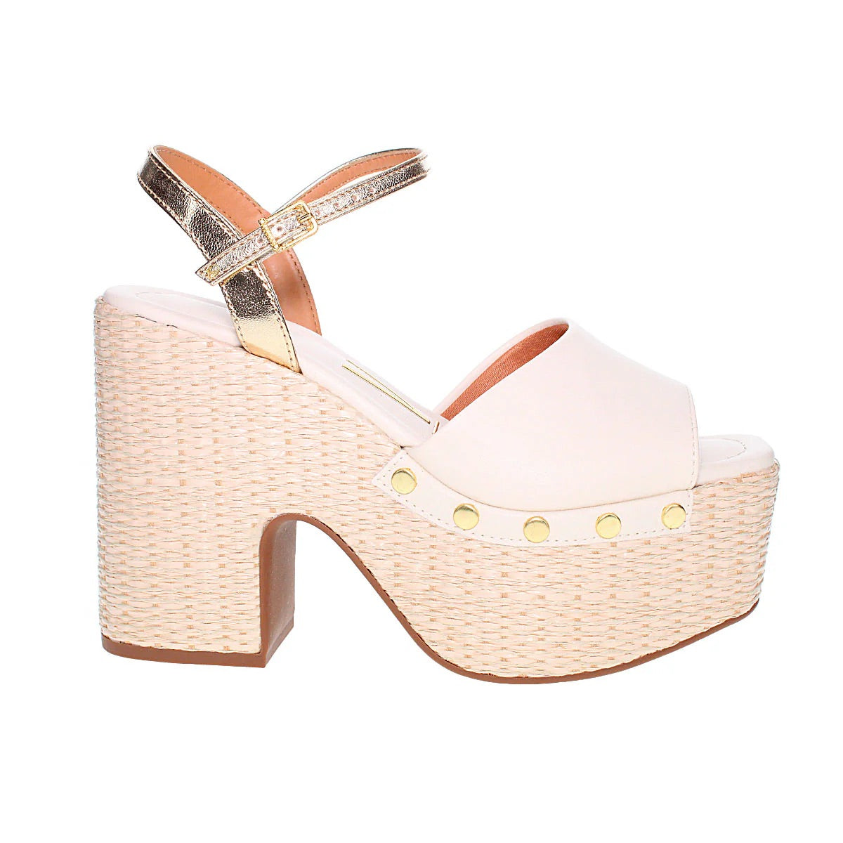 Platform Shoes VIZZANO On Platform With Round Toe Braided Block Heel🤍