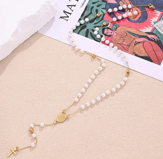 ✨Rosary 📿 in pearl style✨