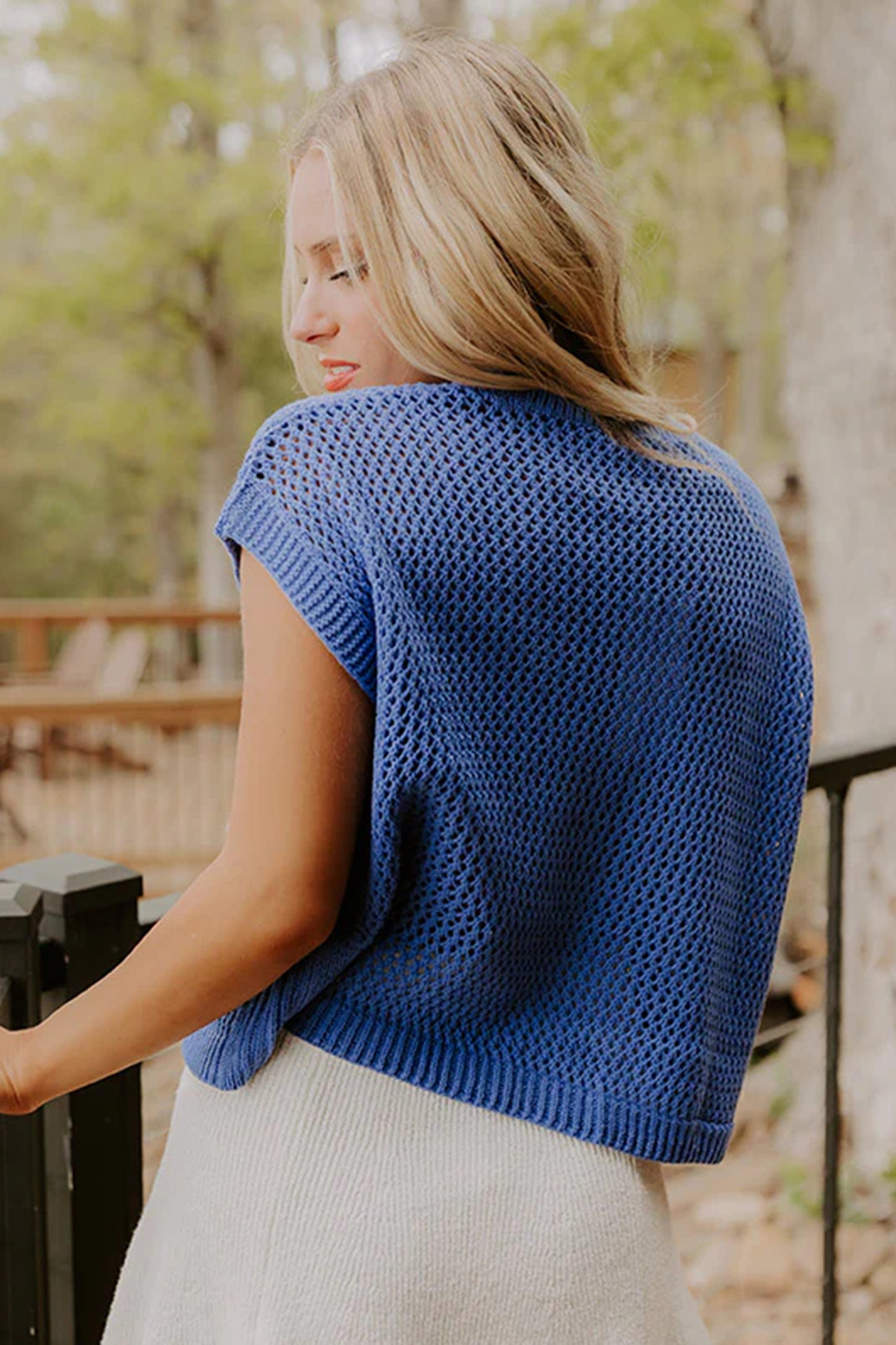 Fiery Red Flag Graphic Short Sleeve Sweater Top🇺🇸🎆